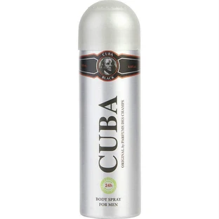 Дезодорант-спрей Cuba Original Cuba Black, 200 мл