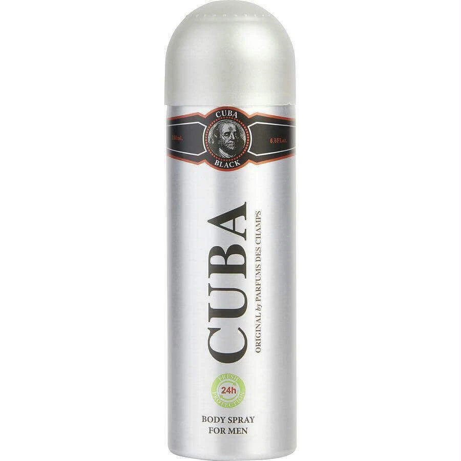 Дезодорант-спрей Cuba Original Cuba Black, 200 мл: ціни та характеристики