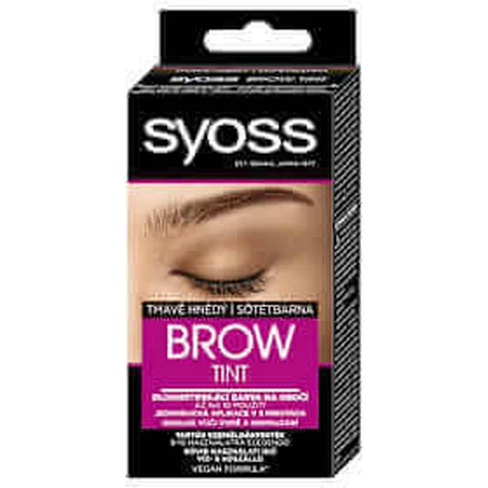 syoss Brow Tint Перманентний відтінок для брів темно-коричневий 17 мл: ціни та характеристики