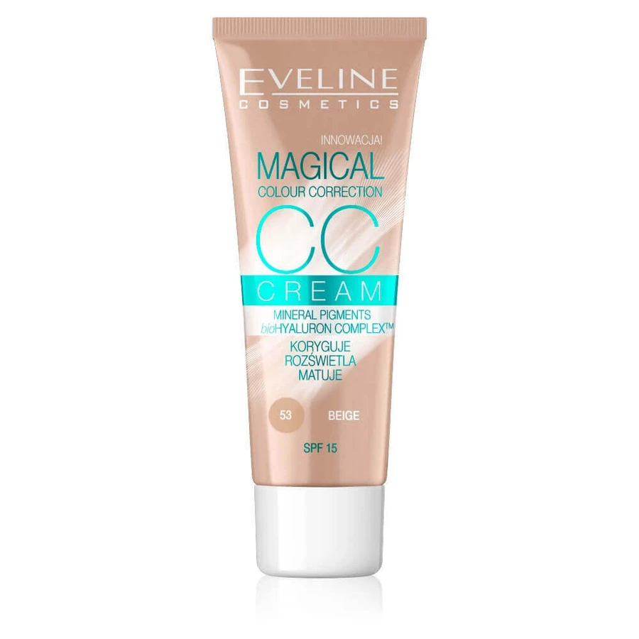 Eveline Cosmetics Magical Color CC Cream Багатофункціональна тональна основа 53 Beige, 30 мл: ціни та характеристики