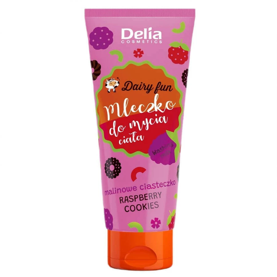 Delia Dairy Fun Raspberry Cookie Body Wash, 200 мл: ціни та характеристики