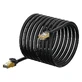 Высокоскоростной сетевой кабель Baseus Speed ​​Seven RJ45 10 Гбит/с 15 м, черный (WKJS010801)