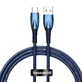 Baseus Glimmer Series Fast Charging Cable USB-A - USB-C 100W 480Mb/s 1m Blue