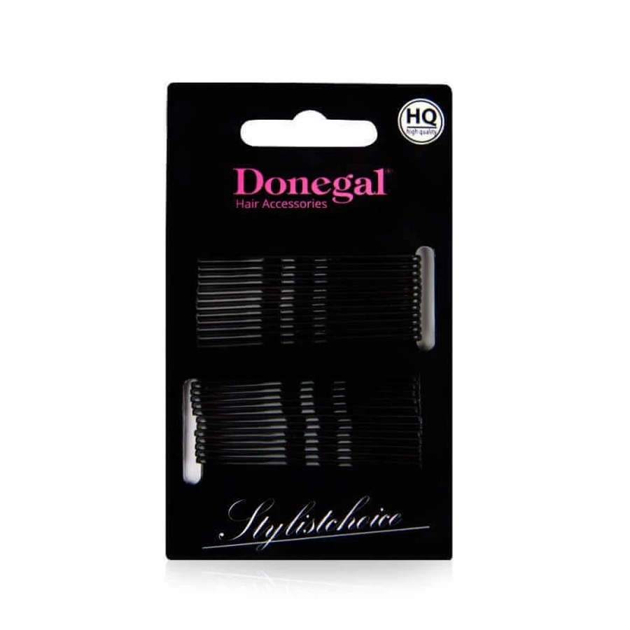 Шпильки Donegal Чорні 5 см 5091, 24 шт: ціни та характеристики