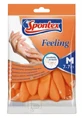 Перчатки резиновые Spontex, Feeling, размер M, 1 пара