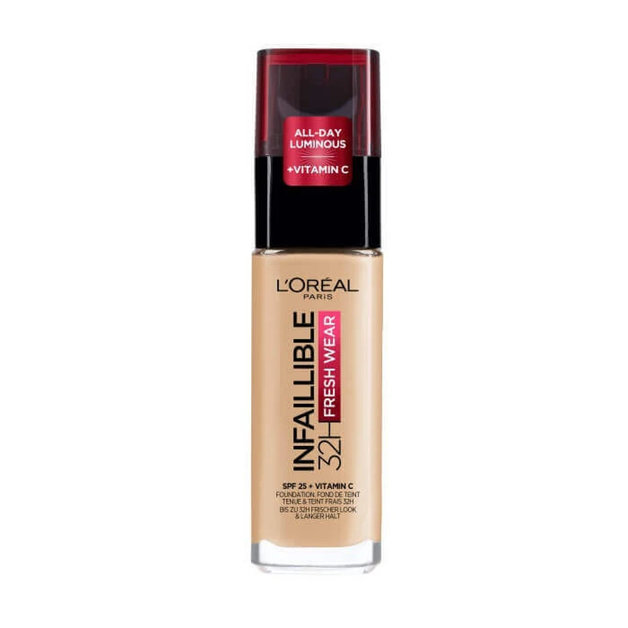 L Oreal Paris Infaillible 32H Стійкий тональний крем 100 льон, 30 мл: ціни та характеристики