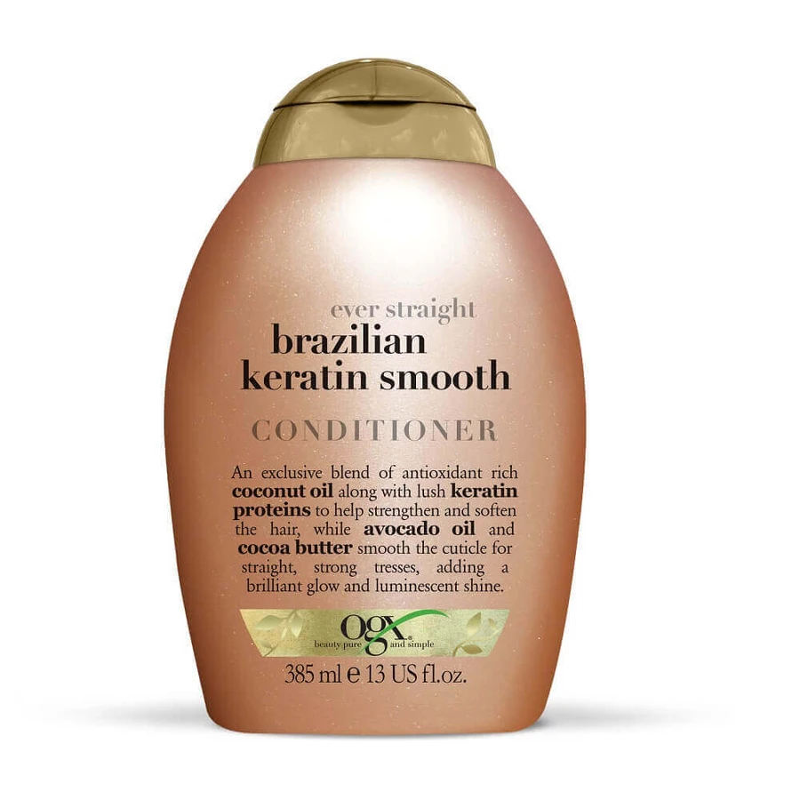 Organix Brazilian Keratin Разглаживающий кондиционер с бразильским кератином, 385 мл: цены и характеристики