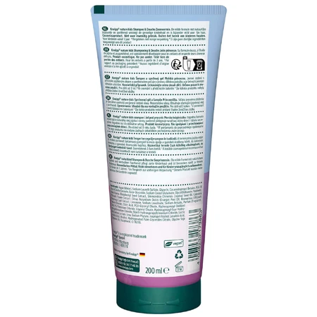 Kneipp Nature Kids, șampon de păr și gel de duș pentru copii, prințesa mării, de la 3 ani, 200 ml: цены и характеристики