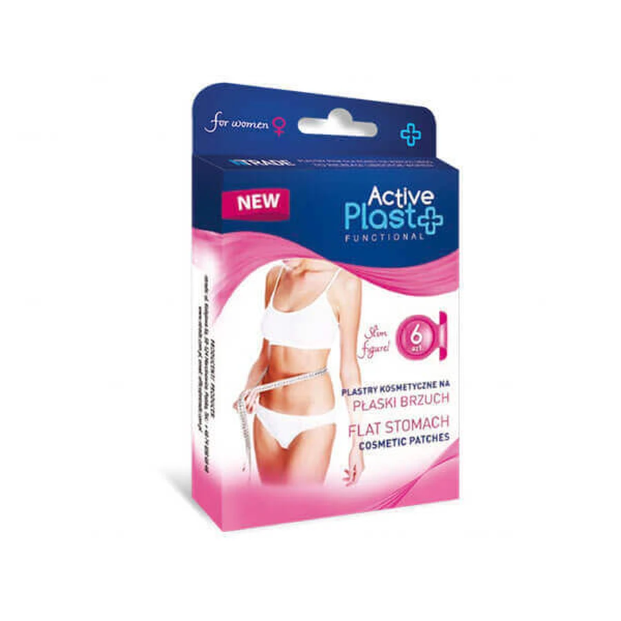 ActivePlast Functional, косметичні пластирі для плоского живота, 6 шт.: ціни та характеристики