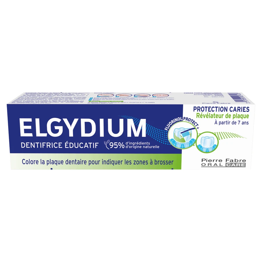 Elgydium, паста для образования цвета слизистой оболочки зубов, для детей от 7 лет и взрослых, 50 мл: цены и характеристики