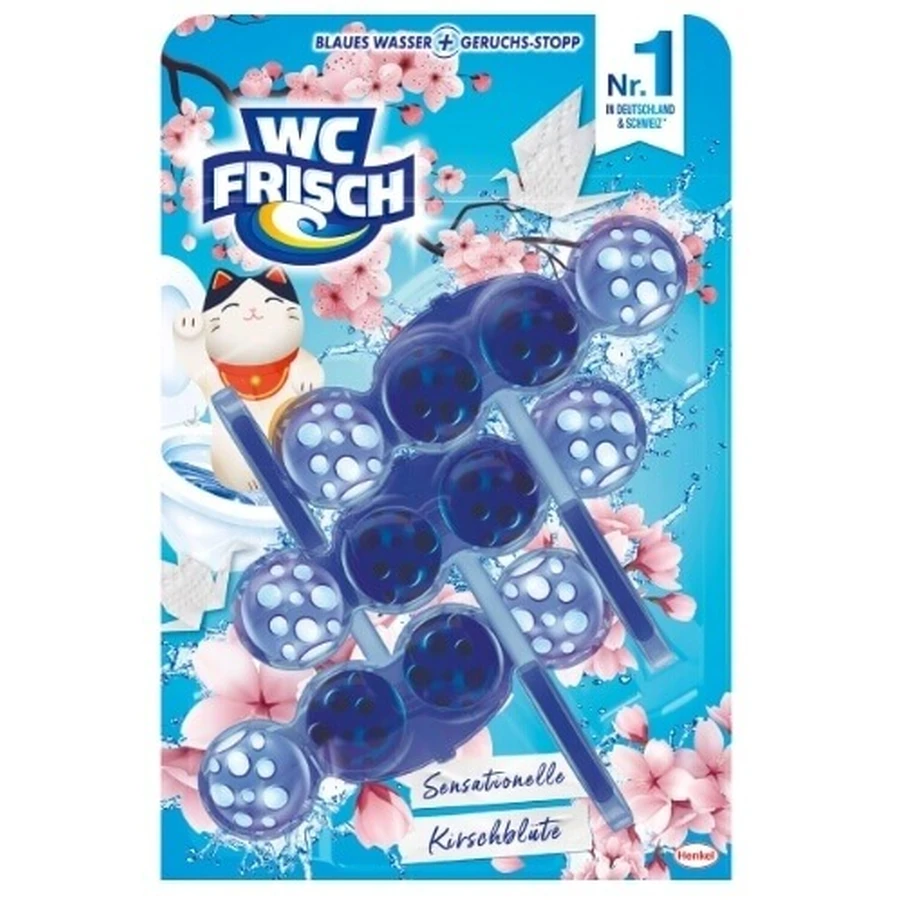 Туалетна вішалка WC Frisch Cherry Blossom, 3 x 50 г: ціни та характеристики