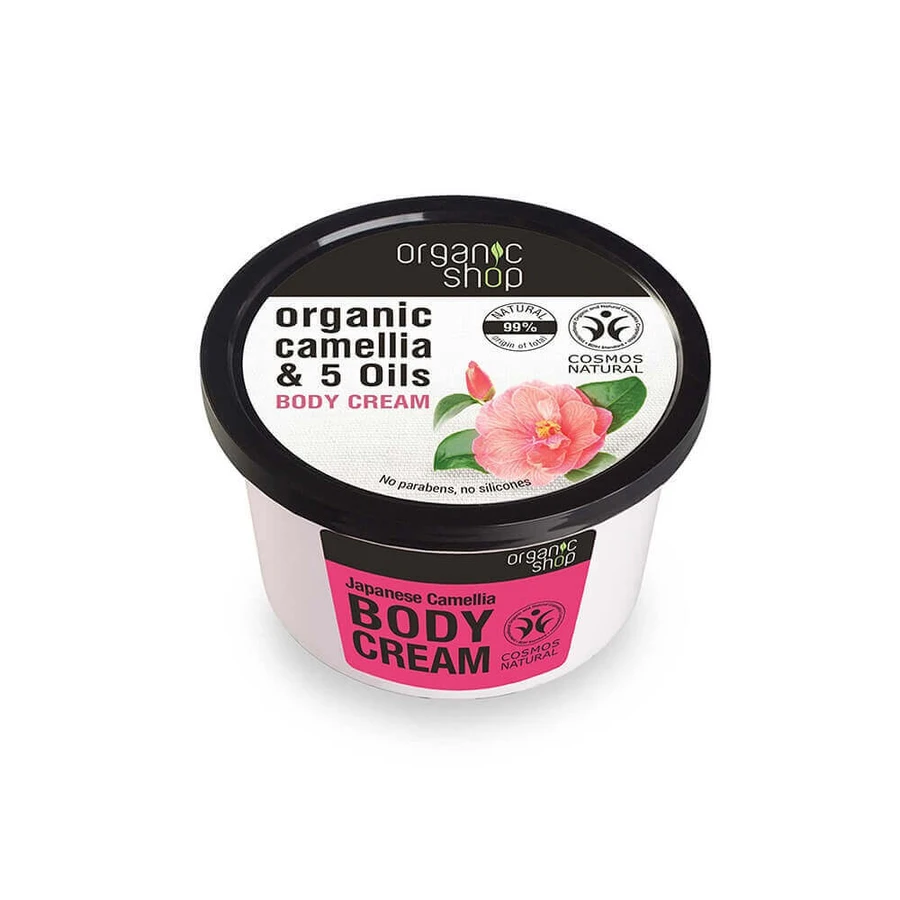 Organic Shop, Крем для тела «Камелия и 5 масел», 250 мл: цены и характеристики