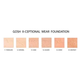 Gosh X-Ceptional Wear Foundation Long Lasting Makeup Face Foundation 12 Natural, 30 мл