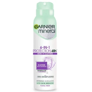 Garnier Mineral 6-в-1 Защита Цветочная свежесть Антиперспирант-спрей, 150 мл