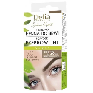 Хна для брів Delia Eyebrow Expert Powder Eyebrow Henna 5.0 Light Brown, 4 г