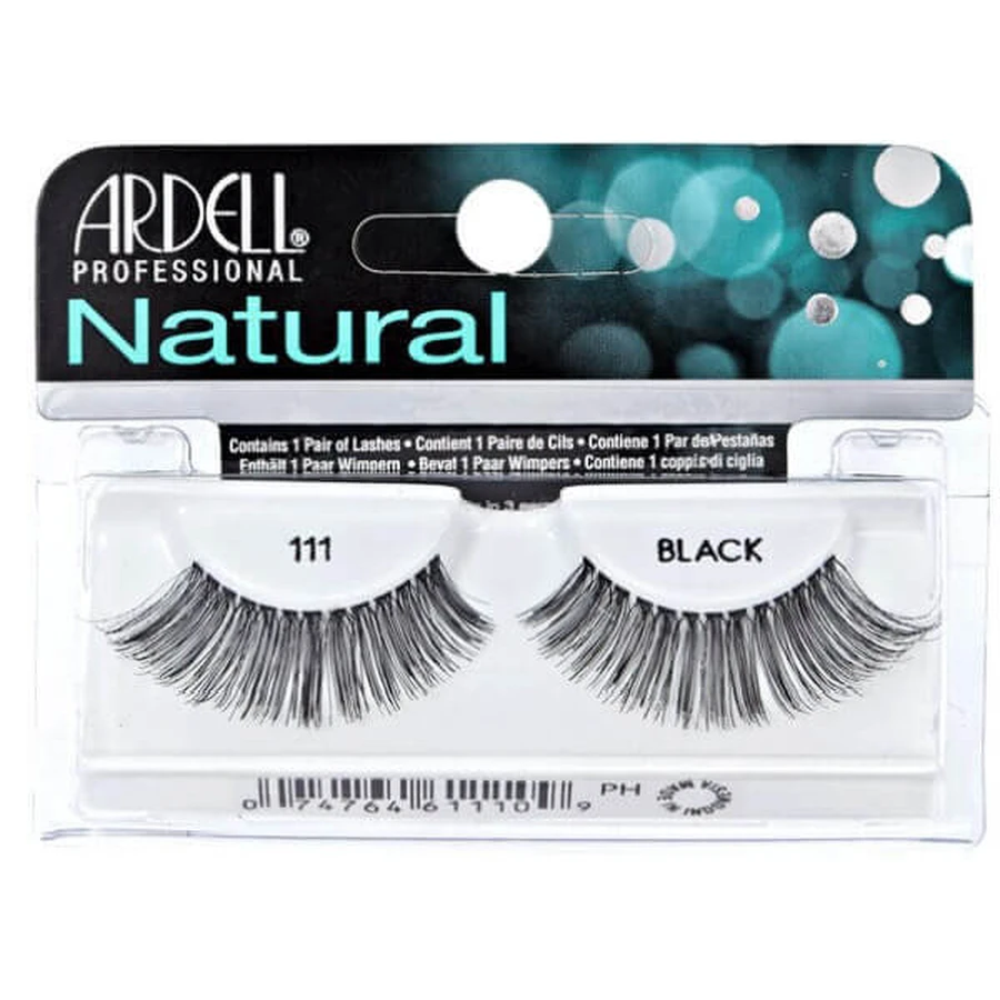 Накладні вії Ardell Natural 111 1 пара, чорні: ціни та характеристики