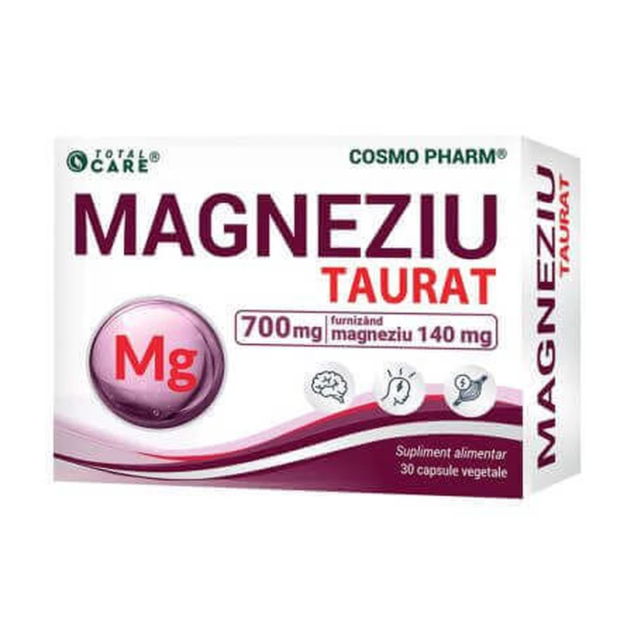 Таурат магния Cosmopharm Magneziu Taurat капсулы №30 : цены и характеристики
