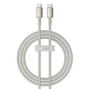 Baseus Tungsten Gold USB-C / USB-C 100W cablu 1m - auriu