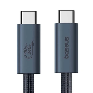 Cablu Baseus CB000068 USB-C - USB-C 240W PD 8K 60Hz 1m - negru