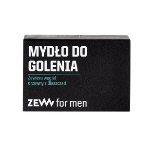 Мыло для бритья Zew For Men с древесным углем из Бещад, 85 мл