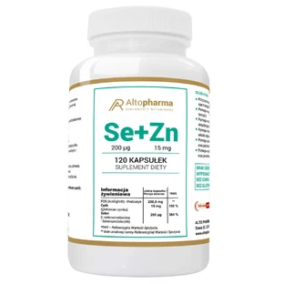 AltoPharma Селен + Цинк, 120 капсул