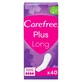 Довгі прокладки для трусиків Carefree Plus без запаху, 40 шт