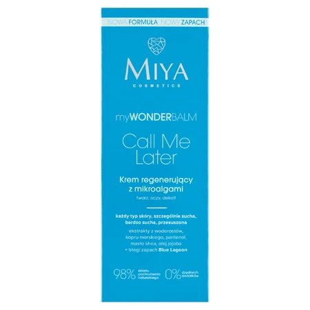 Miya Cosmetics myWONDERBALM Call Me Later Відновлюючий крем з мікроводоростями, 75 мл: ціни та характеристики