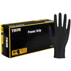 Thor Power Grip, mănuși din nitril, nesterile, fără pudră, negre, mărimea M, 50 bucăți: ціни та характеристики