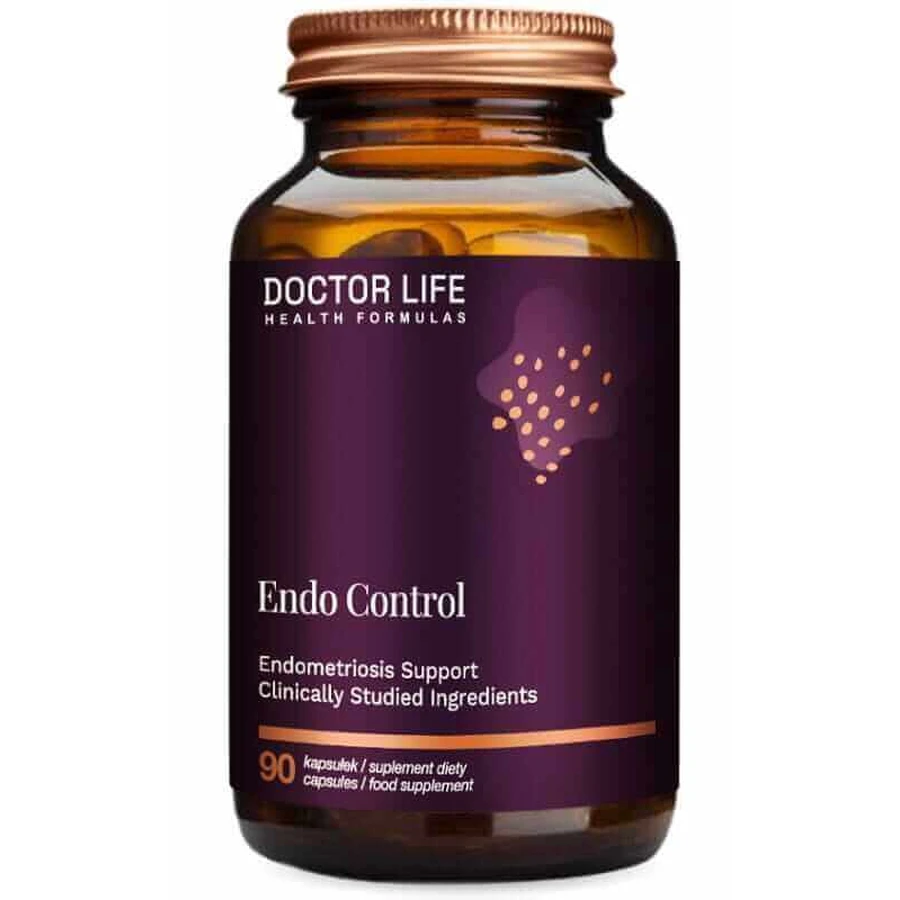 Doctor Life Endo Control для підтримки лікування ендометріозу, 90 капсул: ціни та характеристики