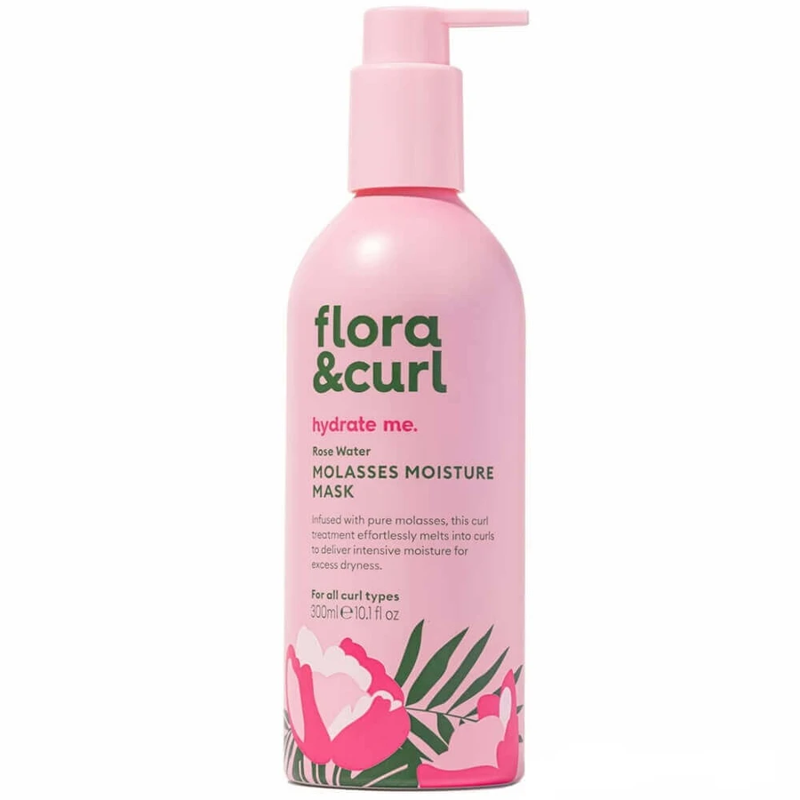 Flora &amp; Curl Rose Water Molasses Moisture Mask Увлажняющая маска для вьющихся волос, 300 мл: цены и характеристики