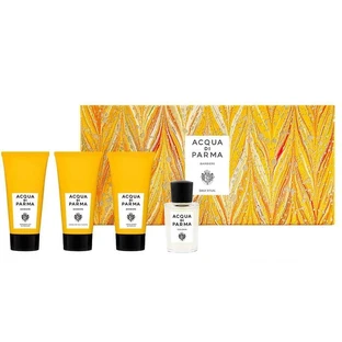 Acqua di Parma Barbiere Daily Ritual Colonia Eau de Cologne, 20 мл + Гель для очищення обличчя, 40 мл + Крем для гоління, 40 мл + Крем для обличчя, 40 мл