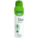 Bros Green Power, спрей от комаров, клещей, без DEET, 90 мл