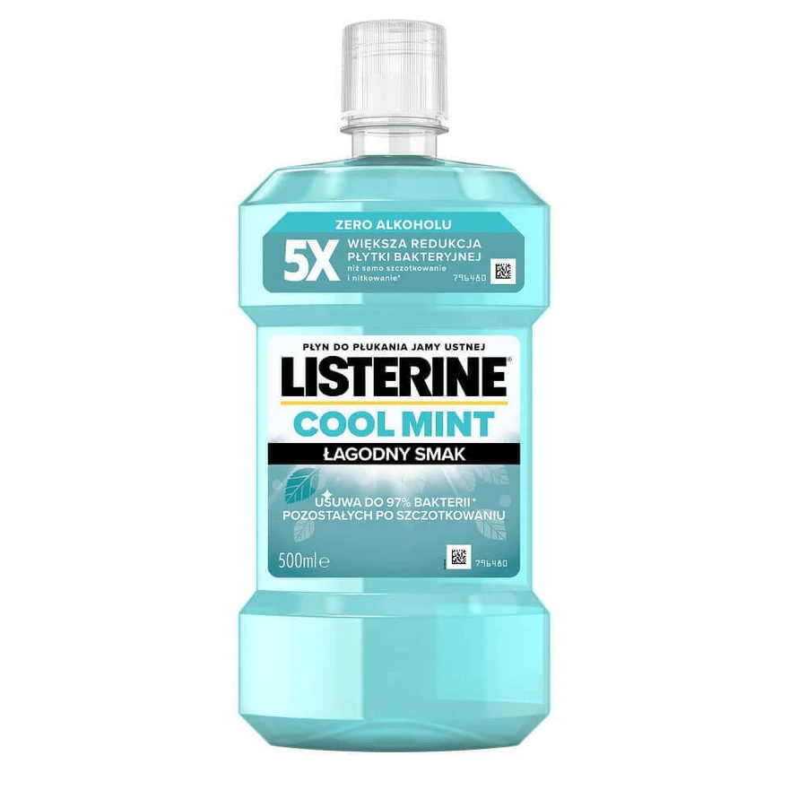 Listerine Cool mint Збиваюча рідина, 500 мл: ціни та характеристики