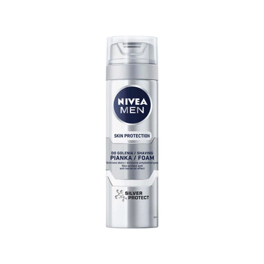 Піна для гоління Nivea Men Skin Protection Silver Protect, 200 мл: ціни та характеристики