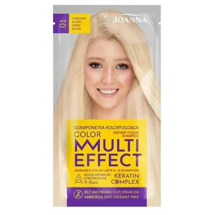 Joanna Multi Effect Color Shampoo 01 Песочный блондин