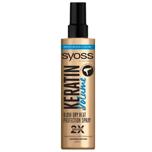 Syoss Keratin amp; Volume Термозащитный спрей для волос, 200 мл