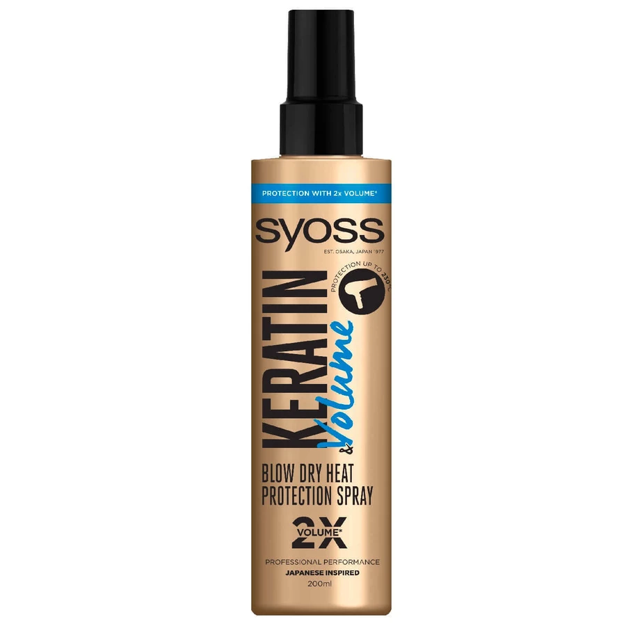 Syoss Keratin amp; Volume Термозащитный спрей для волос, 200 мл: цены и характеристики