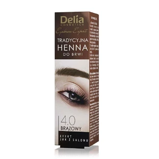 Традиційна хна для брів Delia Eyebrow Expert 4.0 Brown, 2 г