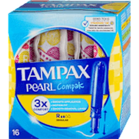 Tampax Тампони з аплікатором Pearl Compak Regular, 16 шт.: ціни та характеристики