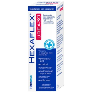 Hexaflex Urea 30, спеціалізований крем для догляду за огрубілою шкірою стоп і ліктів, 75 г