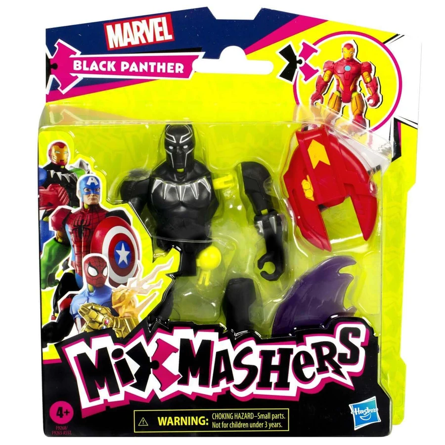 Фігурка Marvel Avengers Black Panther MixMashers Фігурка Marvel Avengers Black Panther MixMashers, 12 см, 4 роки і старше, Hasbro: ціни та характеристики