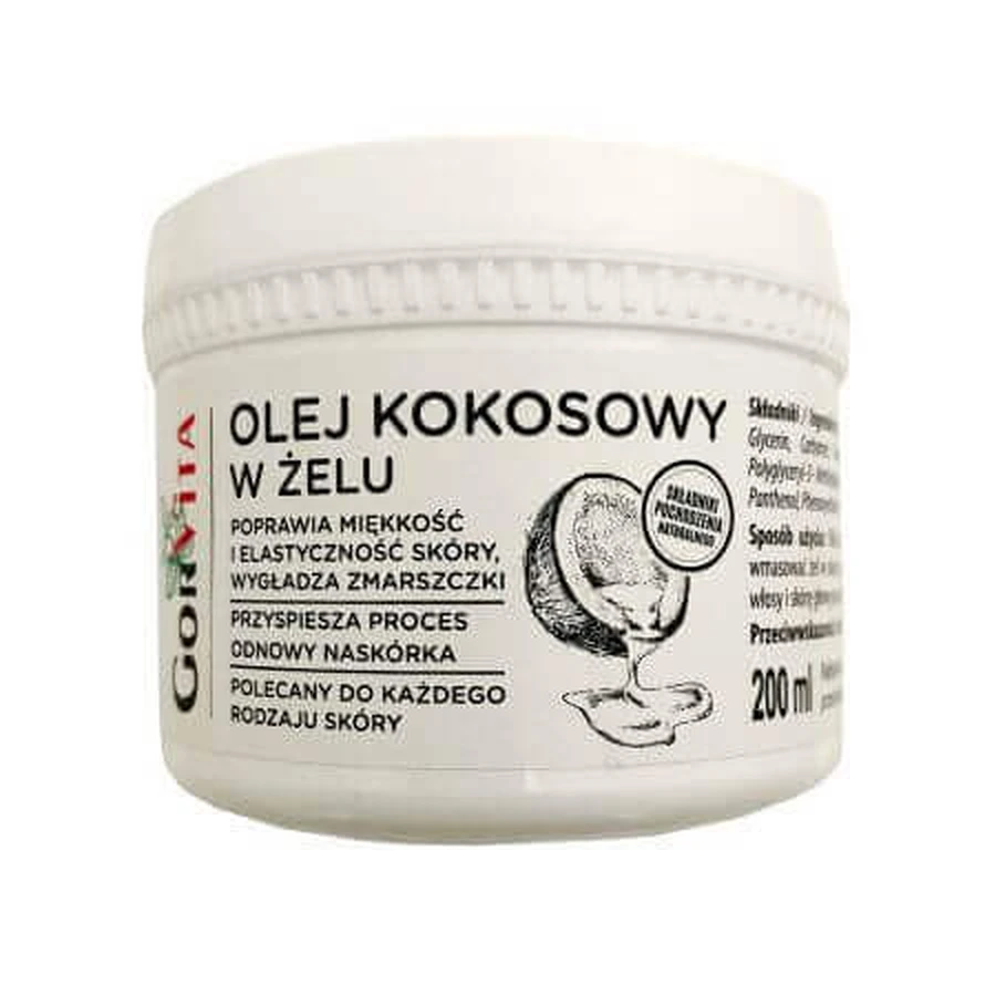 Гель с кокосовым маслом, 200 мл, GorVita: цены и характеристики