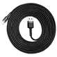 Baseus Cafule USB-A / Lightning 2A QC 3.0 cablu de 3 m - negru-gri