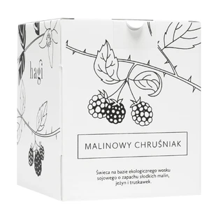 Соевая свеча Hagi Raspberry Chruniak, 215 мл