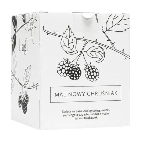 Соевая свеча Hagi Raspberry Chruniak, 215 мл: цены и характеристики