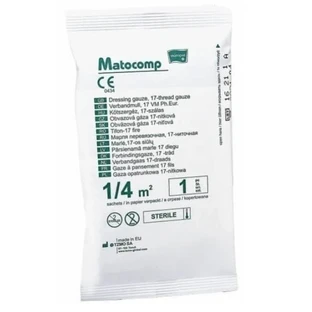 Matocomp pansament steril tifon 17 fire 0.25 m2, 1 buc