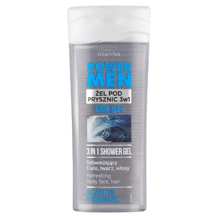 Гель для душу Joanna Power Men Fresh 3в1, 100 мл