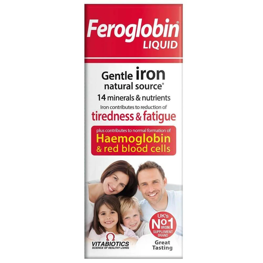 Vitabiotics Feroglobin Liquid Жидкая пищевая добавка Feroglobin, 200 мл: цены и характеристики