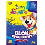 Блокнот для рисования 100 г/м2, формат А4, 20 листов