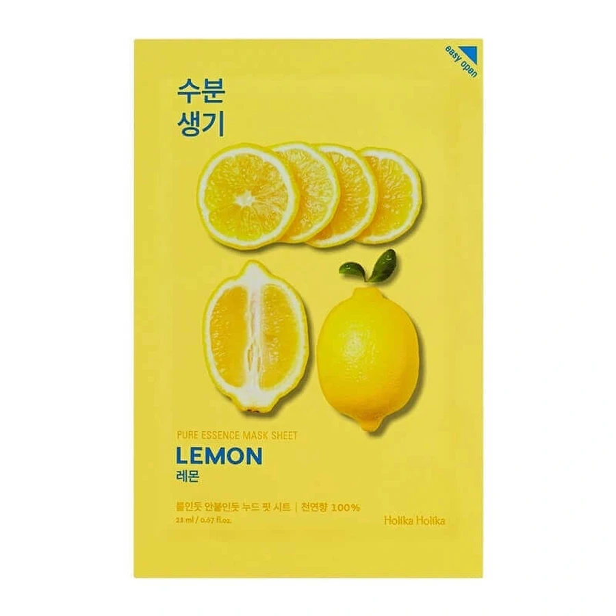 Holika Holika Pure Essence Lemon Sheet Mask, 20 мл: цены и характеристики